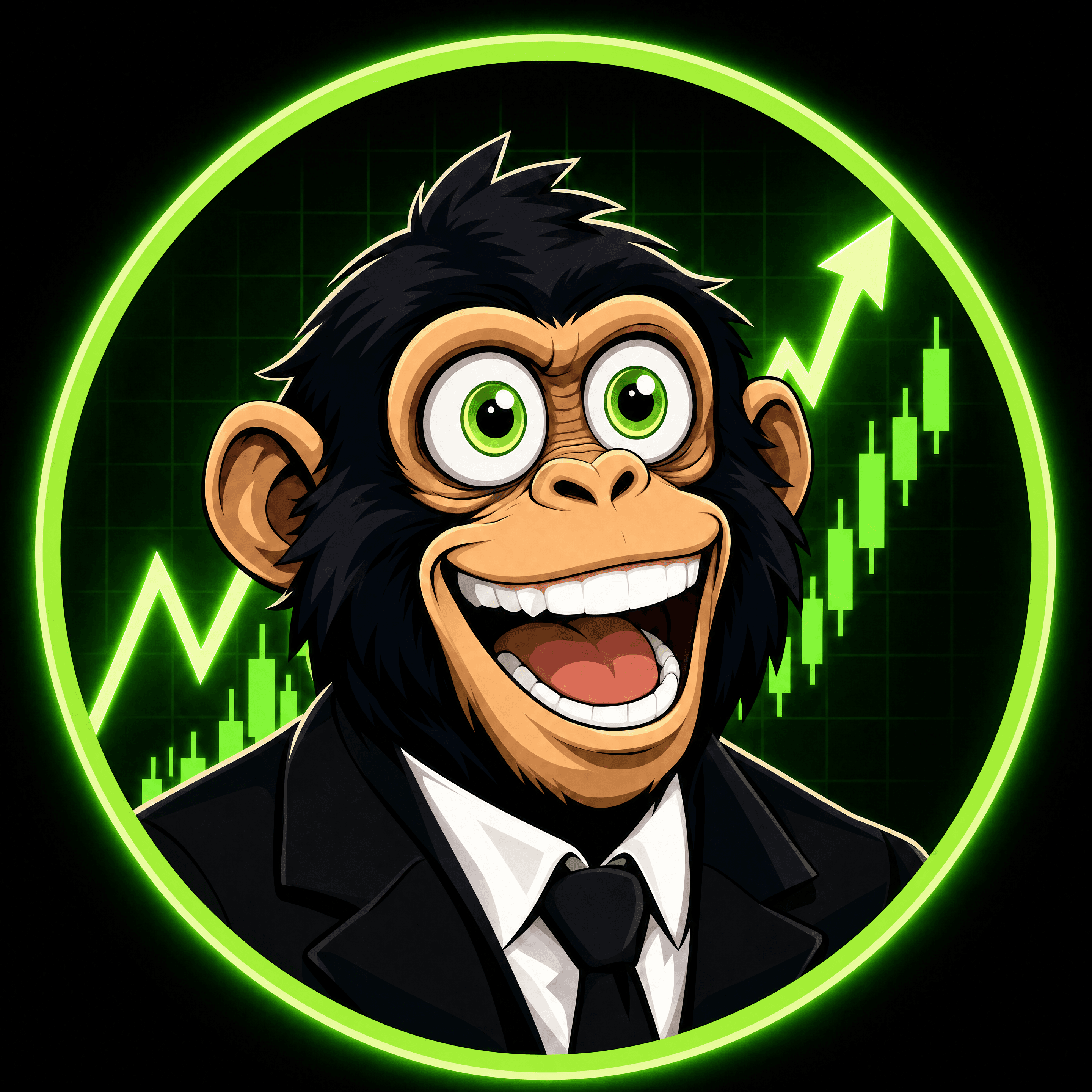The Ape of Wall Street: $RAVEN logo